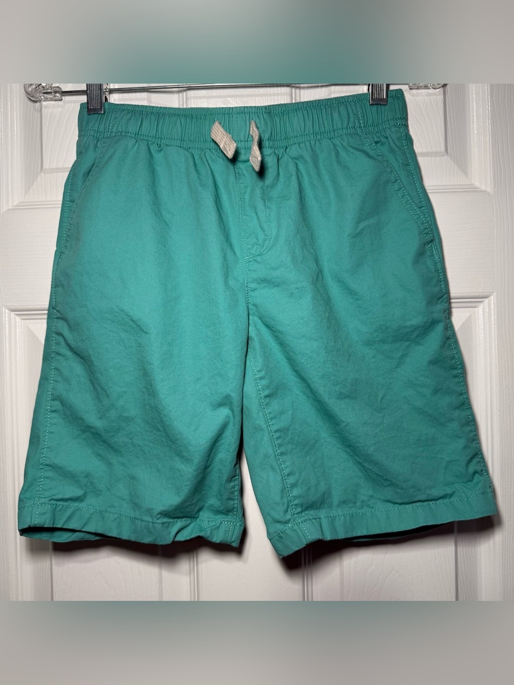 Lands' End Boys Teal Elastic Waist Shorts